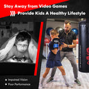 5 Pieces 40Lbs Filled Punching Boxing Set With Jump Rope and Gloves