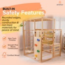 Alpine Adventure Indoor Play Gym – Climber, Slide & Kids Activity Set