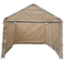 Replacement Canopy Cover for 10 x 20-Feet Carport 8 Legs Carport Shelter with Rings (Frame & Top Cover Not Included)