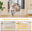 Extra Tall Pet Gate - White