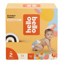 74ct Premium Baby Diapers - Infant Size 2