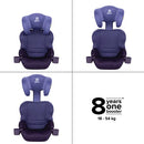 Everett NXT High-Back Booster - Purple Wildberry