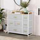 7 Drawer Fabric Dresser