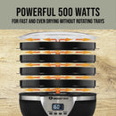 4 Tray Electric Food Dehydrator - Black