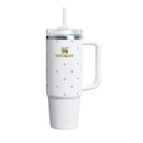 30 oz Stainless Steel Quencher Tumbler - Frost Polka Dot