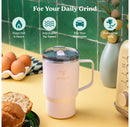 Insulated Stainless Steel Travel Mug - Black