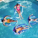 Inflatable Papasan Pool Lounger - Aqua