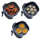 3pc Silicone Air Fryer Accessory Set - Black