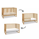 Hunter 3-in-1 Convertible Crib - Honey