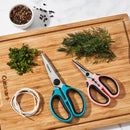 Kitchen Utility Shears Set - Blue & Pink