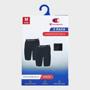 Champion Youth 2pk Compression Shorts - Black S