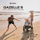 Gazelle S Stroller Modular Double Stroller - Sky Blue