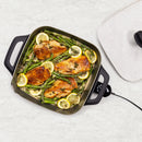 12-inch Ceramic Electric Skillet with Glass Cover