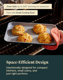 Nonstick Ceramic Small Baking Sheet - Gray