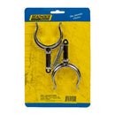 Seachoice Chrome-Plated Zinc 1-3/4 in. L X 1/2 in. W Oarlock Horns 2 pk