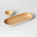 Serving Tray and Dip Bowl Set