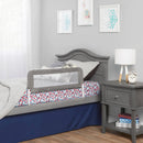 3D Linen fabric and Mesh Security Bed Rail - Gray