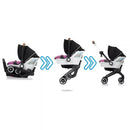 Infant Car Seat and Stroller Combo - Opal Pink