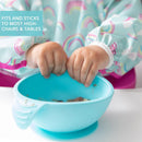 Silicone Baby Feeding Set with Suction - B1 Blue