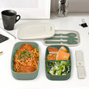 All-in-One Stackable Lunch Box Container - Green