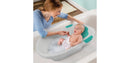 Baby Bathtub with Head Cushion - White