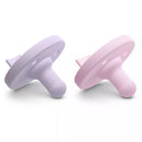 Soothie Pacifiers 0-3m - Fresh Lilac/Pastel Pink - 2pk