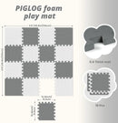 Baby Play Mat - Grey White
