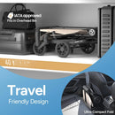 Jeto lightweight travel stroller - Grey