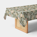 104"x60" Botanical Floral Tablecloth