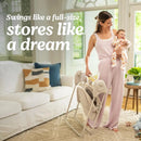 Slim Spaces Compact Baby Swing Indoor Infant