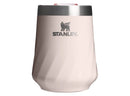 11oz Stainless Steel Swirl Wine Tumbler Rose Quartz Gloss