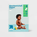 Disposable Diapers - Size 4 - 132ct