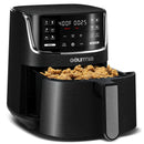 4-Quart Digital Air Fryer With 12 One-Touch Presets - Black