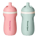 9 fl oz Plastic Insulated Sporty Spout No Spill Toddler Water Bottles 12m+ Pink and Blue