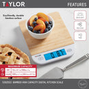 Digital Kitchen Food Scale - Bamboo