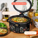 Digital Slow Cooker - Wildflower Black