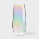 4pk 11 fl oz Stemless Champagne Iridiscent - ™