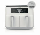 6-in-1 Air Fryer with DualZone Technology - White