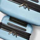2pk Key Luggage Lock - Gray
