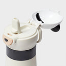 Kids' 10 fl oz Panda Animal Water Bottle Black - Pillowfort™