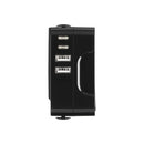 All-in-One Travel Adapter with USB Ports - Black