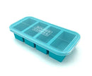 Silicone Freezer Tray with Lids - Blue
