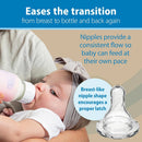 Anti-Colic Narrow Glass Baby Bottle - Clear