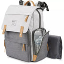 Cascade Backpack Diaper Bag - Black/Gray