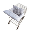 Shopping Cart and Highchair Cover for Baby - Gray