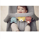 Baby Bouncer Bundle with Toy Bar - Light Gray