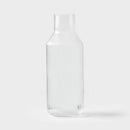 50oz Ribbed Glass Carafe - Clear