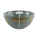 Football Serving Bowls - Sage/Gold
