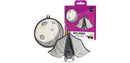 Oven Mitt and Moon Trivet Kitchen Set - Black/Gray