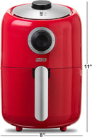 Compact Air Fryer 2 Quart - Red